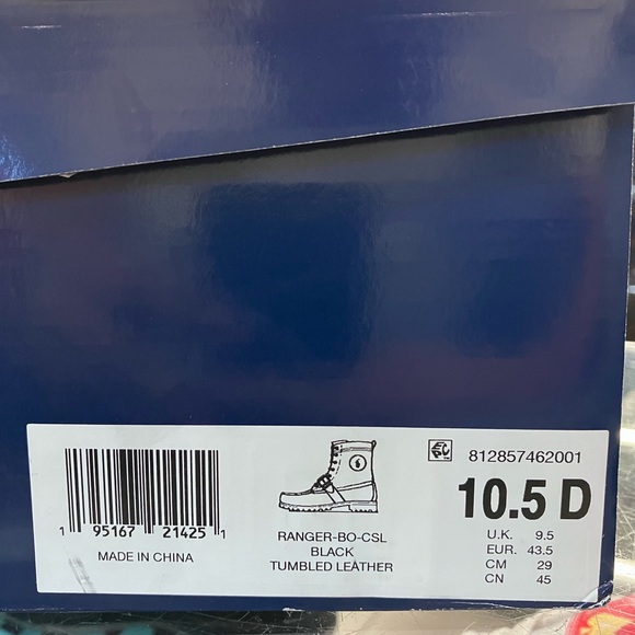 Polo Ralph Lauren Country Tumbled Leather Ranger Boots Size 10.5 - Picture 9 of 9